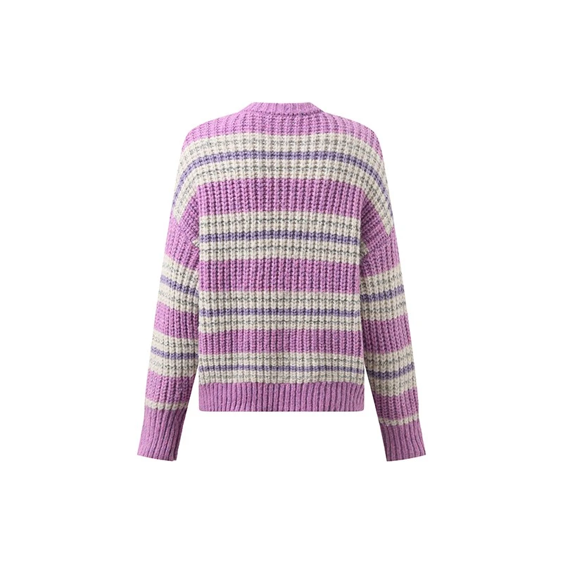 chunky striped sweater women's-1