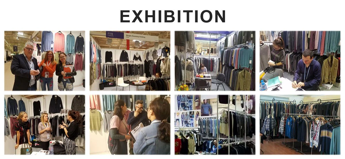 striped chunky knit sweater Team Exhibition