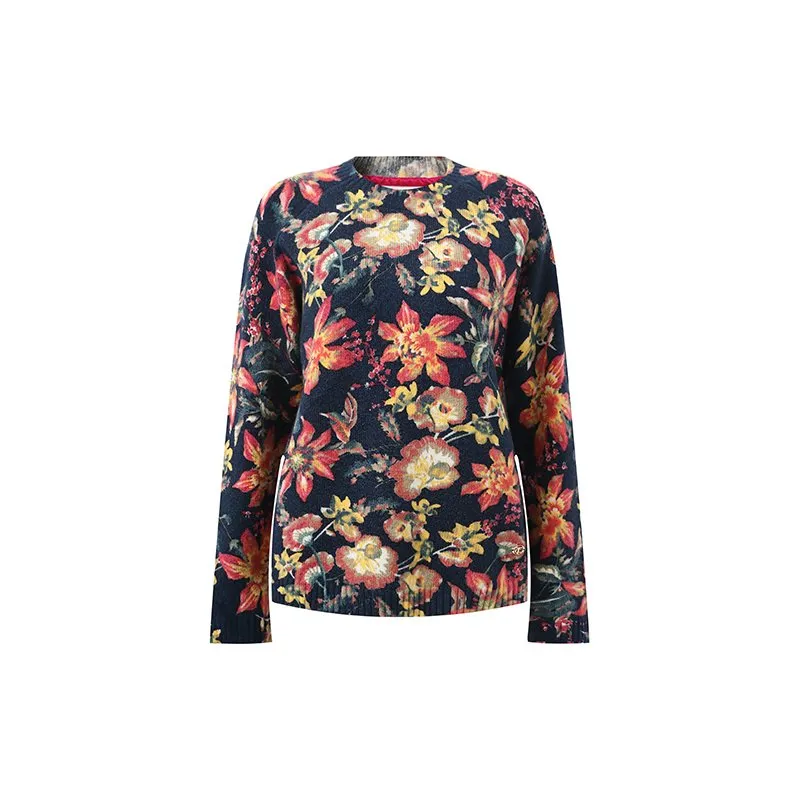 Women's Leopard Print Pullover Sweater